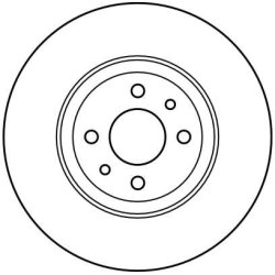 Brake Disc TRW DF2566 OE Ref 0000060811878