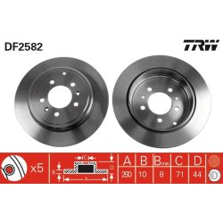 Brake Disc TRW DF2582 OE Ref 4246 K9