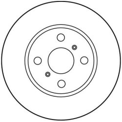Disque de frein TRW DF2658 pour AUDI, GREAT WALL, HOLDEN, RENAULT et plus encore... TRW