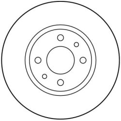 Disque de frein TRW DF2686 pour ALFA ROMEO, FIAT, FIAT (NANJING), LANCIA TRW