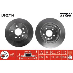 Brake Disc TRW DF2714 OE Ref 90444513