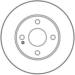 Disque de frein TRW DF2719 pour FORD ASIE & OCÉANIE, FORD, MAZDA, SAO TRW