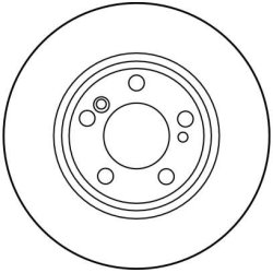 Brake Disc TRW DF2757 OE Ref 05098066AA