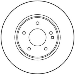Disque de frein TRW DF2779 pour MERCEDES CLASSE E OE 2104210712