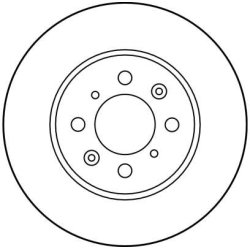 Disque de frein TRW DF2792 pour MG, ROVER OE SDB100500 TRW