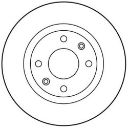 Brake Disc TRW DF2808 OE Ref 1608691680