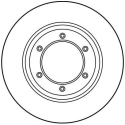 Disque de frein TRW DF3047 pour BEDFORD, HOLDEN, ISUZU, VAUXHALL OE 4294002 TRW