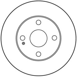 Disque de frein TRW DF3089 pour FORD ASIE & OCÉANIE, FORD, MAZDA TRW