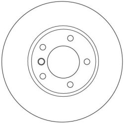 Brake Disc TRW DF4055 OE Ref 1164539