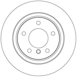 Brake Disc TRW DF4069 OE Ref 1165563