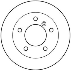 Brake Disc TRW DF4088S OE Ref 2D0501203