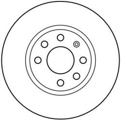 Brake Disc TRW DF4165 OE Ref 569000