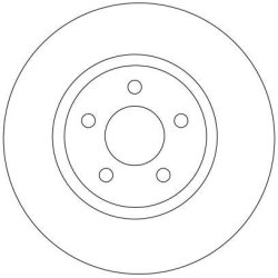 Disque de frein TRW DF4190 pour CHRYSLER PT OE 4509994 TRW