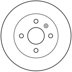 Disque de frein TRW DF4200 pour HOLDEN, VAUXHALL OE 9196592 TRW
