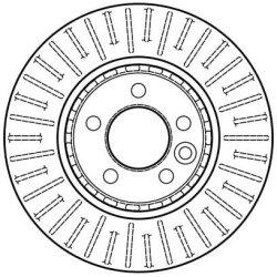 Disque de frein TRW DF4202 pour MG, MG (NANJING), MG (SAIC) et plus encore... TRW