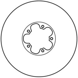 Brake Disc TRW DF4217 OE Ref 1387781