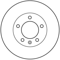 Brake Disc TRW DF4234 OE Ref 4320600QAA