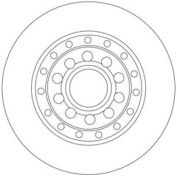 Disque de frein TRW DF4269 pour AUDI, VW A8, PHAETON OE 4E0615601A TRW