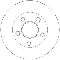 Brake Disc TRW DF4273S OE Ref 4320600Q0D