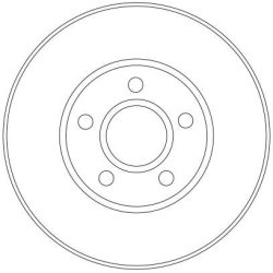 Brake Disc TRW DF4277 OE Ref 1361298