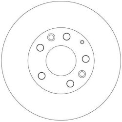 Disque de frein TRW DF4386 pour MAZDA 6 OE G26Y-33-25XA TRW