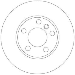 Disque de frein TRW DF4390S pour BMW Série 7, référence d'origine 34116750265 TRW