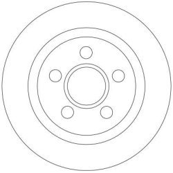 Brake Disc TRW DF4407 OE Ref 1362867