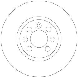 Disque de frein TRW DF4426 pour HOLDEN, VAUXHALL OE 569006 TRW