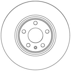 Disque de frein TRW DF4470 pour AUDI A6, A6L OE 4F0615301D TRW