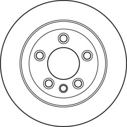 Disque de frein TRW DF4487S pour AUDI, PORSCHE, VW OE 7L6615601J TRW