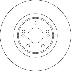 Brake Disc TRW DF4632S OE Ref 51712P2700