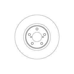 Brake Disc TRW DF4639 OE Ref 26300FL000