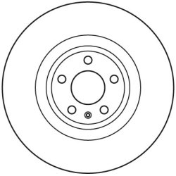 Brake Disc TRW DF4695S OE Ref 4F0615301F