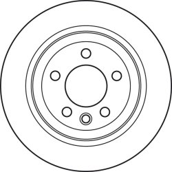 Brake Disc TRW DF4718S OE Ref 7L6615601E