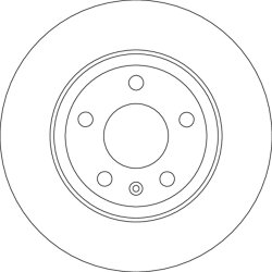 Brake Disc TRW DF4756 OE Ref 8E0615601M