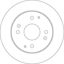 Disque de frein TRW DF4815 pour HONDA ACCORD OE 42510-S1A-E00 TRW