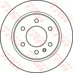 Disque de frein TRW DF4823S pour MERCEDES, VW SPRINTER, CRAFTER TRW