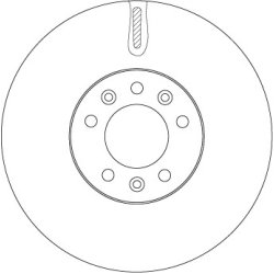 Brake Disc TRW DF4849S OE Ref 424925