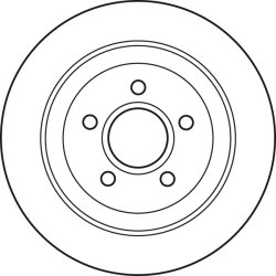 Disque de frein TRW DF4875 pour CHRYSLER, DODGE PT, NEON OE 05085652AB TRW