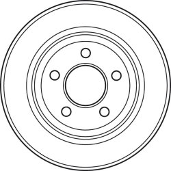 Disque de frein TRW DF4882 pour CHRYSLER VOYAGER OE 4683259 TRW