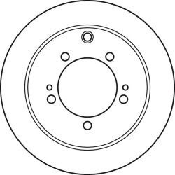 Disque de frein TRW DF4913 pour MITSUBISHI PAJERO OE MR493489 TRW