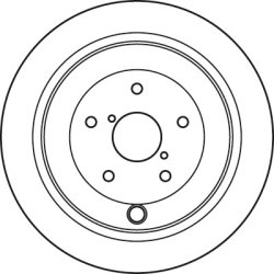Disque de frein TRW DF4929 pour SUBARU TRIBECA OE 26700XA00A TRW
