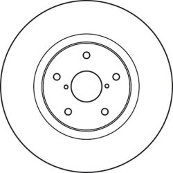 Disque de frein TRW DF4930S pour SUBARU OE 26300XA00A TRW