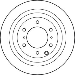 Disque de frein TRW DF4944S pour MITSUBISHI PAJERO OE 4615A037 TRW