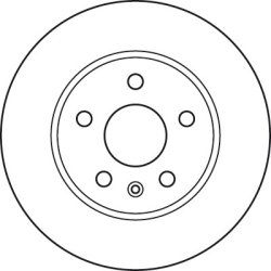 Disque de frein TRW DF4995S pour BUICK, CHEVROLET, VAUXHALL, SAAB TRW