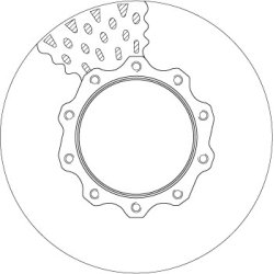 Brake Disc TRW DF5048S OE Ref 81.50803-0020