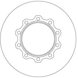 Disque de frein TRW DF5064S OE 3112965 TRW