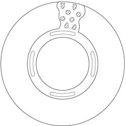 Disque de frein TRW DF5092S pour IVECO EUROCARGO OE 7187712