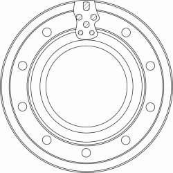 Brake Disc TRW DF5129S OE Ref 017870