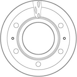 Disque de frein TRW DF5134S pour IVECO EUROCARGO, EUROFIRE OE 7187567 TRW
